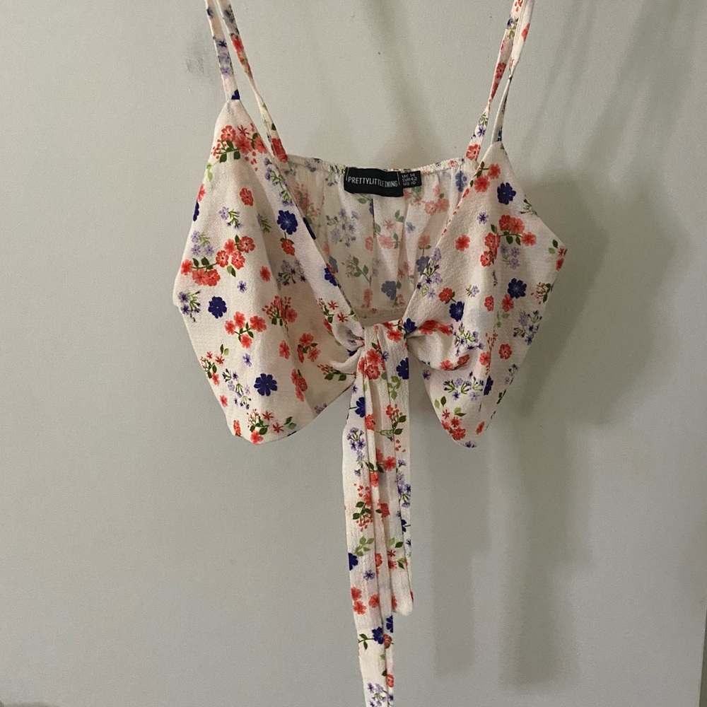 Pretty Little Thing Floral Crop Top
